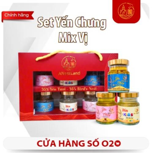 Set Yến Chưng Mix Vị 6 Hũ